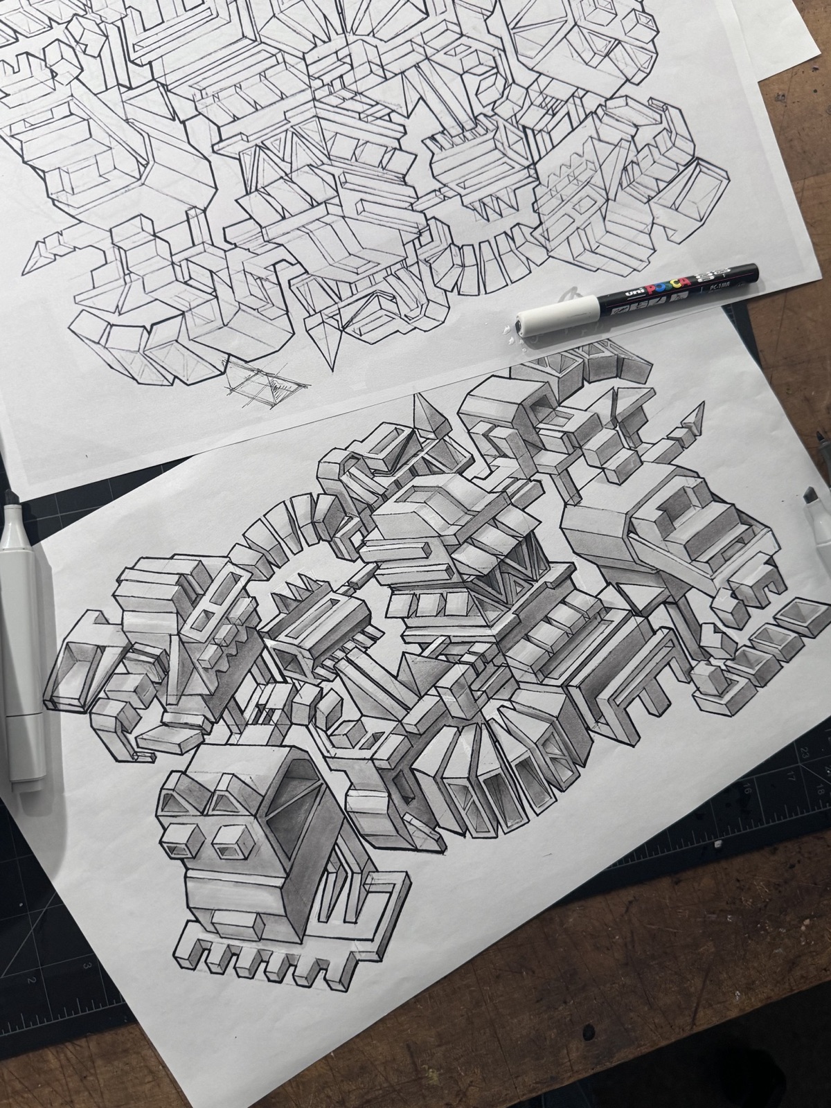 Sketchbook spread
