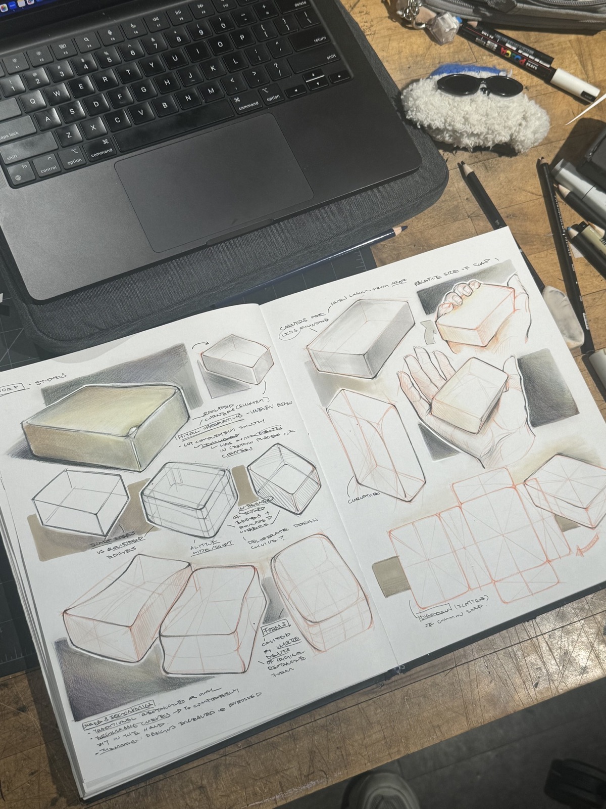Sketchbook spread