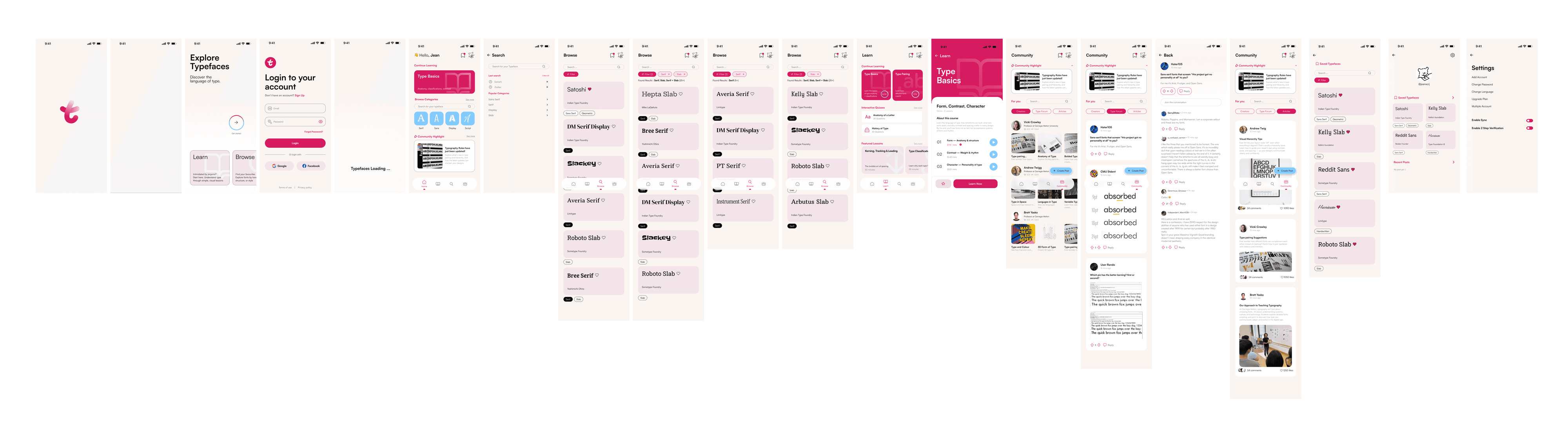 Features flow prototype